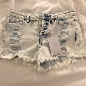 Vervet distressed cutoff denim shorts Size XS NWT
